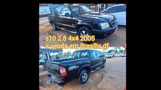 S10 28 4x4 2005 diesel a venda em Brasília df feirao [upl. by Hsivat345]