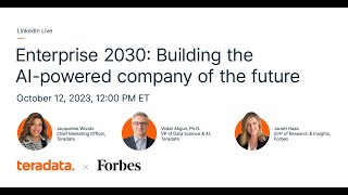 Enterprise 2030 Building the AIpowered company of the future [upl. by Htebaile]