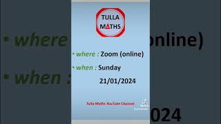 Junior Cycle Maths Mocks Revision Session maths algebra juniorcycle2024 mathematics education [upl. by Nrojb720]