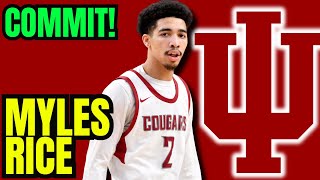 COMMIT Myles Rice transfers to Indiana [upl. by Aira620]