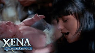 Xena and Gabrielle Deliver a Centaur Baby  Xena Warrior Princess [upl. by Eleanor]