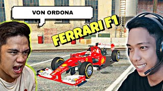 Stealing a FERRARI F1 from VonOrdonaVlogssa GTA 5 Sobrang tulin😲 [upl. by Nirda]