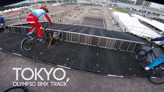 Full Lap on the Olympic BMX Track in Tokyo [upl. by Peckham927]