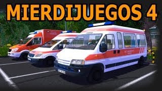 ¡Una Ambulancia  Mierdijuegos 4  Emergency Ambulance Simulator [upl. by Nohsad]