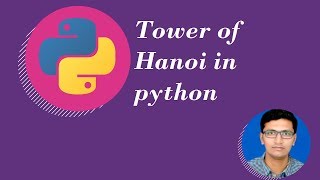 Tower of Hanoi in Python Hindi [upl. by Minnaminnie]