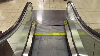 1997 Schindler Escalators  JCPenney  Beaver Valley Mall  Monaca PA [upl. by Ordway]