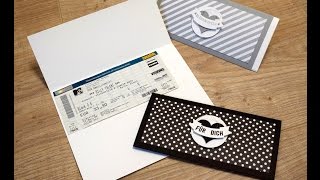 Anleitung Konzertkarte verpacken  Stampin Up [upl. by Ahsenre]