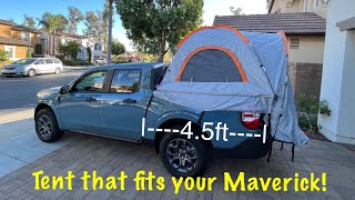 Truck Bed Tent That Fits The Ford Maverick Xportion Truck Bed Tent [upl. by Lladnik]