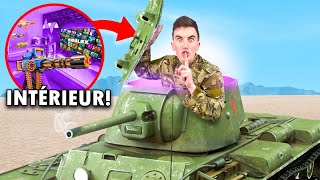 Jai Construit Une BASE SECRÈTE GAMING Dans Mon TANK [upl. by Zeph]