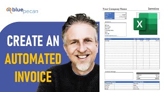 How to Create an Automated Invoice in Excel  Including Formulas and Customer Database [upl. by Adnolohs136]