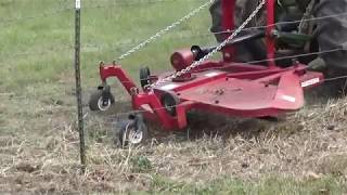 TPost Demonstration with Fence Mower [upl. by Ulrich]