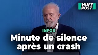 Lula annonce la mort de 62 passagers dans un crash davion au Brésil [upl. by Artened]