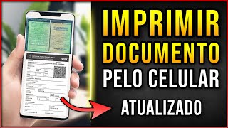 Como IMPRIMIR O CRLV do SEU VEICULO CELULAR  SUPER RÁPIDO E ATUALIZADO [upl. by Howe]