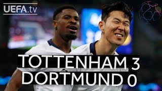 TOTTENHAM 30 DORTMUND UCL HIGHLIGHTS [upl. by Dong]