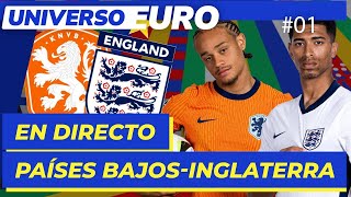 PAÍSES BAJOS  INGLATERRA EN DIRECTO  EURO 2024  SEMIFINALES de la EUROCOPA [upl. by Oicnanev]