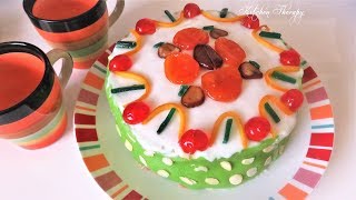 Homemade Cassata Siciliana Italian Cake Recipe  Dolce Italiana Torta [upl. by Assenal]