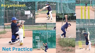 Cricket Net Practice Session [upl. by Nimajaneb]