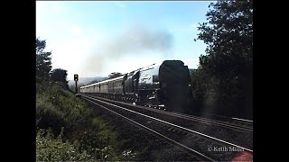 The Cornish Riviera with 34067 Tangmere  29th August 2005 [upl. by Sirrap640]