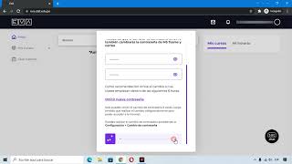 Plataforma EVA Idat Ingresar Cambiar Contraseña Sidet 13 [upl. by Ennairam]