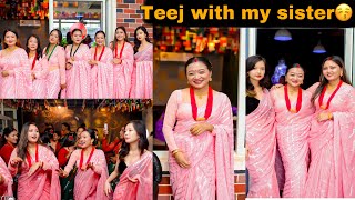 TEEJ SPECIAL VIDEOS ❣️🥰  FULL ENJOYMENT WITH MY SISTER❣️ [upl. by Notla357]