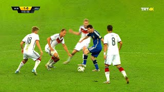 Lionel Messi vs Germany World Cup Final 2014 English Commentary 4K UHD 50fps [upl. by Tnert]