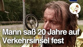 Mofabruch erlitten Mann saß 20 Jahre auf einsamer Verkehrsinsel fest Postillon24 [upl. by Ainival]