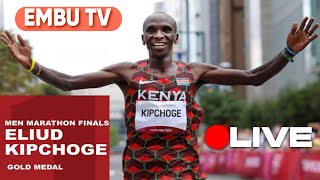 Live Paris Olympics Marathon Kicks Off with Eliud Kipchoge Leading the Pack [upl. by Mines598]