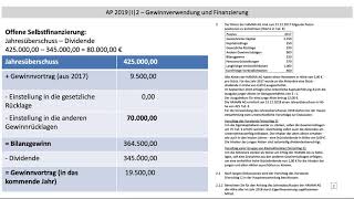 Eigenfinanzierung Selbstfinanzierung Beteiligungsfinanzierung Fachabitur 2019I 212 FOS  BOS [upl. by Nojid784]