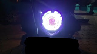 Projector AES HID 3000K  CB150R [upl. by Dibbrun465]