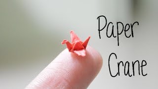 Paper Crane Origami [upl. by Lledniuq]