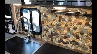 Winnebago Micro Minnie FLX  Replacing the Backsplash [upl. by Eyanaj759]