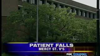 Patient falls out of hospital window [upl. by Ylrahc]