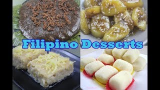 FILIPINO DESSERTS [upl. by Noed]