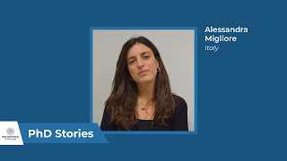 PhD Stories  Alessandra Migliore [upl. by Sitruc]