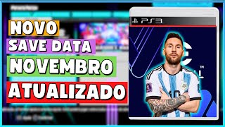 ⚽️NOVO SAVEDATA de NOVEMBRO ATUALIZADO POTATO PATCH V13  PS3 [upl. by Etana]