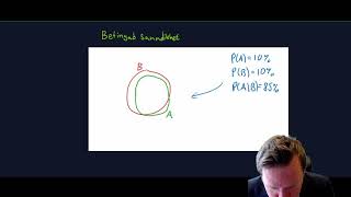 Disk92 Betingade sannolikheter Diskret matematik Föreläsning 9 del 2 [upl. by Lenard]