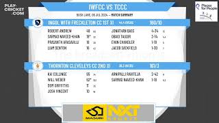 Ingol with Freckleton CC 1st XI v Thornton Cleveleys CC 2nd XI [upl. by Inaej]