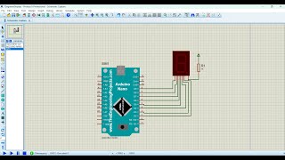 Proteus Simulation of 7 Segment Display counter with Arduino [upl. by Veedis]