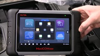 AUTEL MAXICOM MK808 OBD2 SCANNER REVIEW [upl. by Oaht]