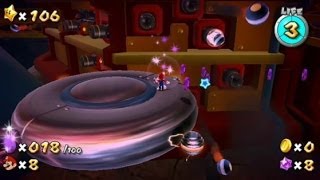 Super Mario Galaxy 100 Walkthrough  Part 27 Purple Comets [upl. by Tedmund]