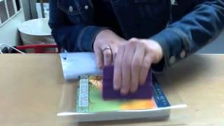 How to Cover a Book with Contact Paper [upl. by Anirod]