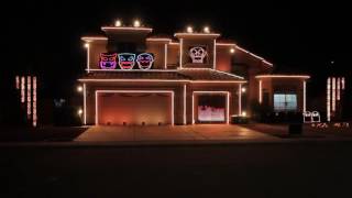 Richins Halloween Lights 2016  Light em up [upl. by Eziechiele]