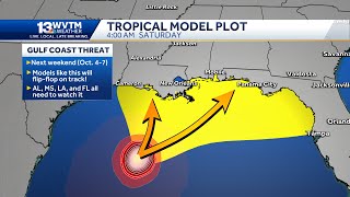 Tracking the Tropics another hurricane threat for the Gulf Coast late next week [upl. by Tiemroth820]