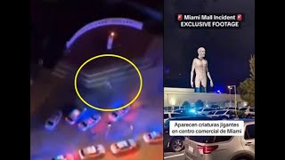 ESTRANHA CRIATURA CRIA PÂNICO E CORRERIA NO SHOPPING EM MIAMI ESTADOS UNIDOS [upl. by Sivek]