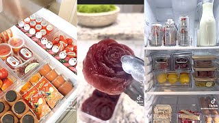 Fridge Restock amp Organization Satisfying ASMR [upl. by Etolas]