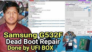 Samsung Grand Prime Plus G532F Dead boot Repair Done by UFI Samsung G532F dead Recover with UFI Box [upl. by Annasor]