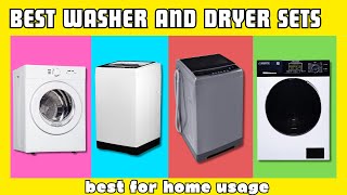 10 Best Washer and Dryer Sets in 2024  Best for Home Usage [upl. by Yob]