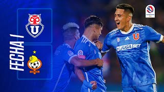 Universidad de Chile 22 Cobresal  CampeonatoItaú 2024  Fecha 1 [upl. by Acinod]