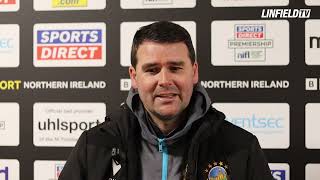 INTERVIEW  David Healy postmatch vs Ballymena United  24224 [upl. by Seaver]