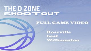 The D Zone Basketball Shootout Roseville beat Williamston [upl. by Nevin]